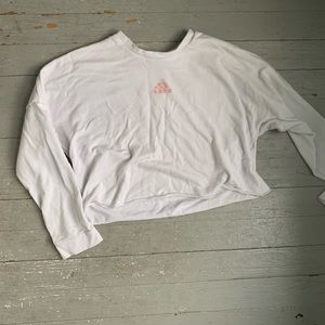 Womens Adidas Crop Sweatshirt